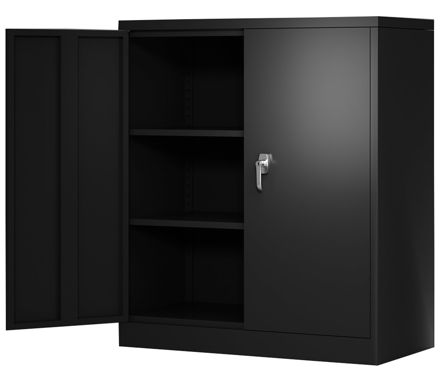 https://i5.walmartimages.com/seo/Gangmei-Industrial-Metal-Storage-Cabinet-Locking-Steel-Garage-Cabinet-2-Adjustable-Shelves-School-File-Doors-Office-Home-Garage-Assembly-Required-Bla_b3db3e94-be4d-4680-bc46-262eabeb78a7.39a72fb8aa60c6b7cade1a38b82920d3.jpeg