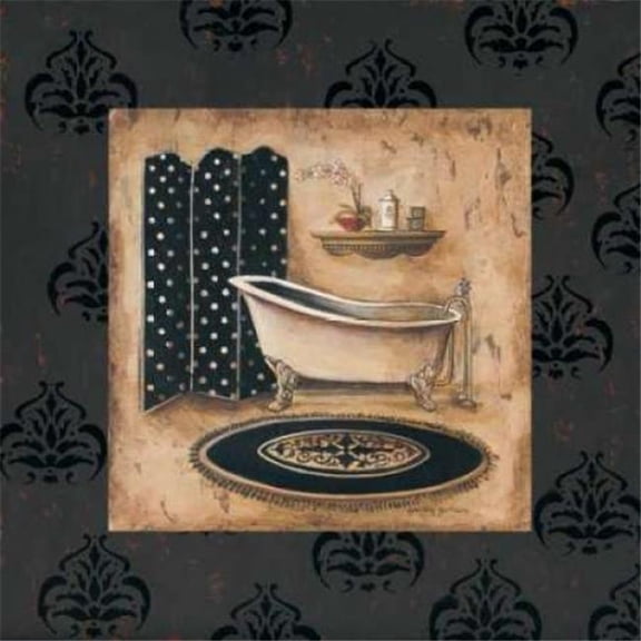 Gango Editions PDXGOR144LARGE Bath Time I Poster Print by Gregory Gorham, 24 x 24 - Large
