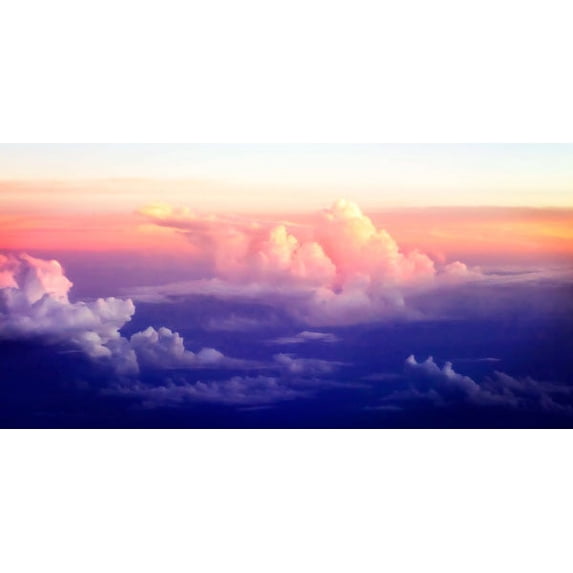 Gango Home Decor Above the Clouds III by Alan Hausenflock (Printed on Paper); One 36x18in Fine Art Paper Giclee Print