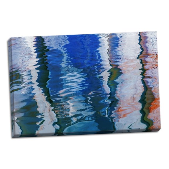 Gango Home Decor Abstract Reflections I by Kathy Mahan (Ready to Hang); One 36x24in Hand-Stretched Canvas