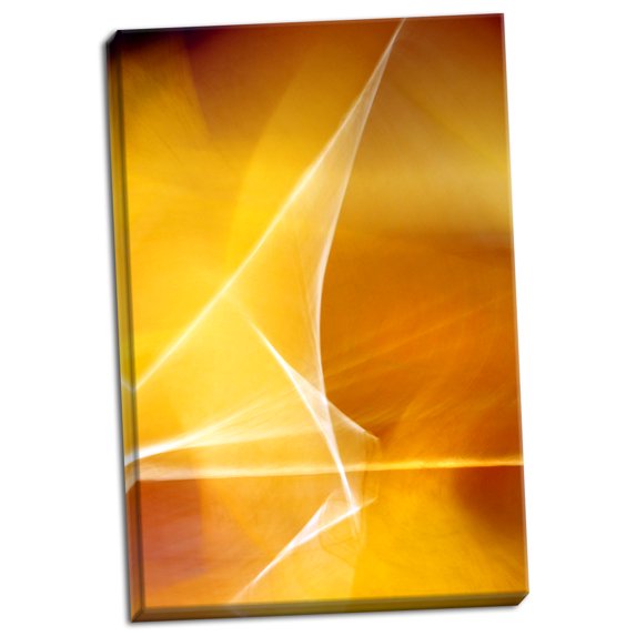 Gango Home Decor Amber Refraction II by Douglas Taylor (Ready to Hang); One 24x36in Hand-Stretched Canvas