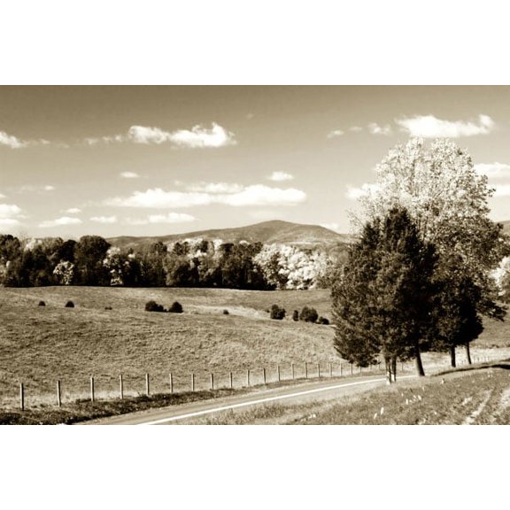 Gango Home Decor Autumn Foothills 3 by Alan Hausenflock (Printed on Paper); One 36x24in Fine Art Paper Giclee Print
