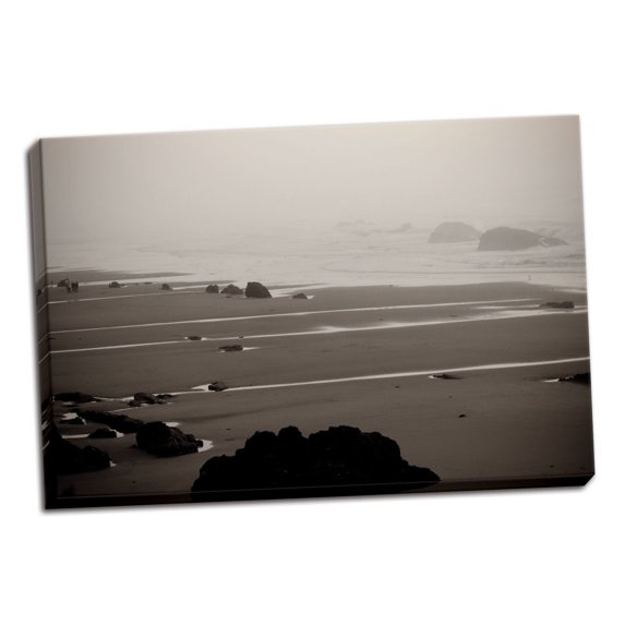Gango Home Decor Beach at Seal Rock II by Erin Berzel (Ready to Hang); One 36x24in Hand-Stretched Canvas