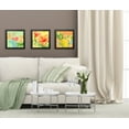 thumbnail image 1 of Gango Home Decor Beautiful Watercolor-Style Tropical Hisbiscus, Pineapple & Flamingo Set; Three 12x12in Art Prints in Black Frames, 1 of 7