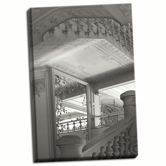 Gango Home Decor Belle Epoque I BW by Rita Crane (Ready to Hang); One 24x36in Hand-Stretched Canvas