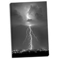 thumbnail image 1 of Gango Home Decor Blue Lightning BW by Douglas Taylor (Ready to Hang); One 24x36in Hand-Stretched Canvas, 1 of 4