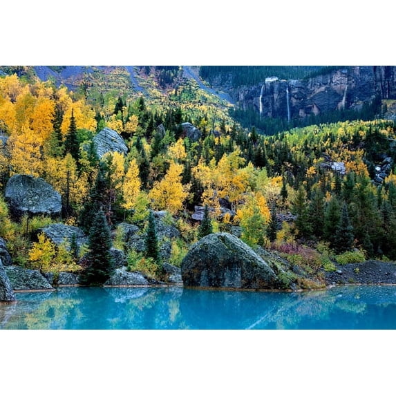 Gango Home Decor Bridal Veil I by Larry Malvin (Printed on Paper); One 36x24in Fine Art Paper Giclee Print