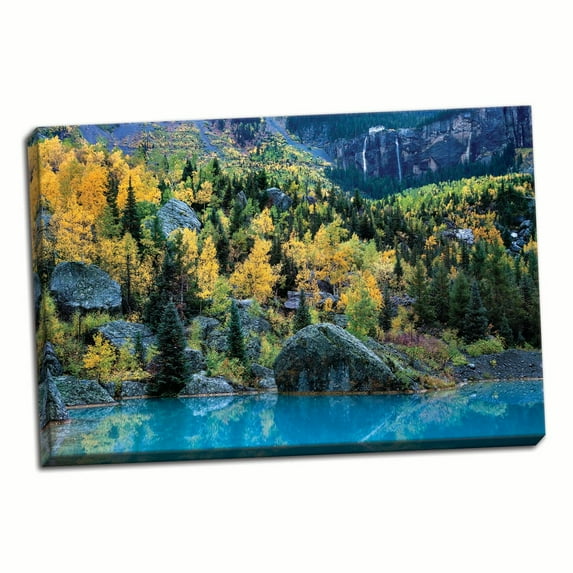 Gango Home Decor Bridal Veil I by Larry Malvin (Ready to Hang); One 36x24in Hand-Stretched Canvas