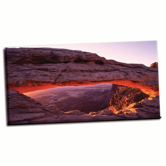 Gango Home Decor Canyon Lands National Park II by Ike Leahy (Ready to Hang); One 36x18in Hand-Stretched Canvas