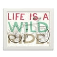 thumbnail image 1 of Gango Home Decor Casual Road Trip Wild Ride 16x12 by Oliver Towne (Ready to Hang); One 16x12in White Framed Print, 1 of 3