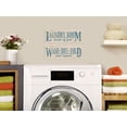 thumbnail image 1 of Gango Home Decor Classic Beige Adult Laundry Room Wall Art; 2-18" x 6" Unframed Mounted Prints, 1 of 5