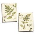 thumbnail image 1 of Gango Home Decor Classic Green and Brown Botanical Leaf and Dragonfly Adult Set; 1- 11" x 14" Stretched Canvases, 1 of 3