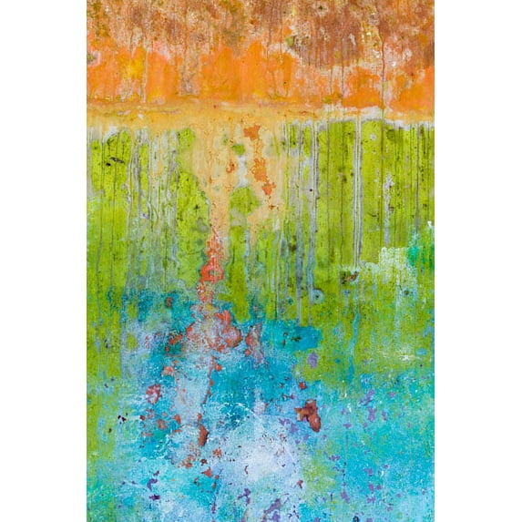 Gango Home Decor Color I by Kathy Mahan (Printed on Paper); One 24x36in Fine Art Paper Giclee Print