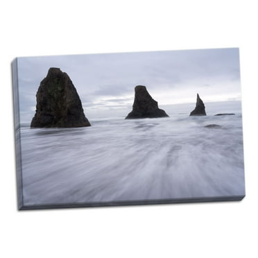 Gango Home Decor Contemporary Bandon by Stan Hellmann (Ready to Hang); One 36x24in Hand-Stretched Canvas