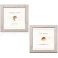 thumbnail image 1 of Gango Home Decor Contemporary Christmas Cuties I & III by Pela Studio (Ready to Hang); Two 12x12in Distressed Framed Prints, 1 of 5