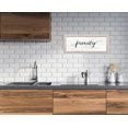 thumbnail image 1 of Gango Home Decor Contemporary Family - A Whole Lot of Love; One 18x8in Art Print in Distressed White Frame, 1 of 4