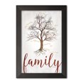 thumbnail image 1 of Gango Home Decor Contemporary Family Tree by Marla Rae (Ready to Hang); One 12x18in Black Framed Print, 1 of 3