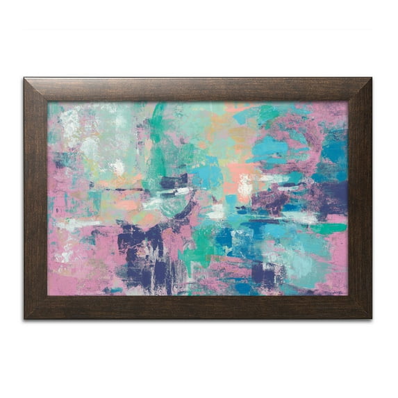 Gango Home Decor Contemporary Fjord Reflections Crop Bright by Silvia Vassileva (Ready to Hang); One 18x12in Brown Framed Print