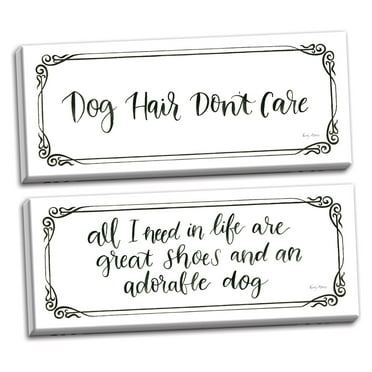 Gango Home Decor Contemporary Furry Fashion Friends V & VI by Emily Adams (Ready to Hang); Two 36x12in Hand-Stretched Canvases