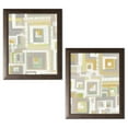 thumbnail image 1 of Gango Home Decor Contemporary Harbor Windows VII & VIII by Melissa Averinos (Ready to Hang); Two 11x14in Brown Framed Prints, 1 of 5