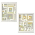 thumbnail image 1 of Gango Home Decor Contemporary Harbor Windows VII & VIII by Melissa Averinos (Ready to Hang); Two 11x14in White Framed Prints, 1 of 5