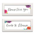 thumbnail image 1 of Gango Home Decor Contemporary La La Llama VI & VII by Jenaya Jackson (Ready to Hang); Two 18x6in White Framed Prints, 1 of 5