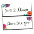 thumbnail image 1 of Gango Home Decor Contemporary La La Llama VI & VII by Jenaya Jackson (Ready to Hang); Two 36x12in Hand-Stretched Canvases, 1 of 5