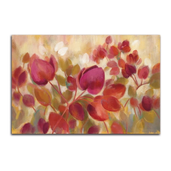 Gango Home Decor Contemporary Magenta Tropical by Silvia Vassileva (Printed on Paper); One 24x16in Fine Art Paper Giclee Print