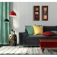 thumbnail image 1 of Gango Home Decor Contemporary Movie Entertainment Wall Art; Two Red 6x18in Art Prints in Black Frames, 1 of 6