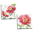 thumbnail image 1 of Gango Home Decor Contemporary Pink Garden II & Pink Garden III by Lisa Audit (Ready to Hang); Two 16x16in Hand-Stretched Canvases, 1 of 5