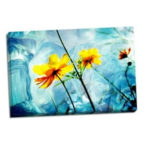 Gango Home Decor Contemporary Reaching for the Sun IV by Alan Hausenflock (Ready to Hang); One 36x24in Hand-Stretched Canvas