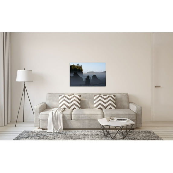 Gango Home Decor Contemporary Ruby Beach Morning III by Stan Hellmann (Printed on Paper); One 36x24in Fine Art Paper Giclee Print