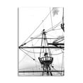 thumbnail image 1 of Gango Home Decor Contemporary Sail Lines and Angles B&W by Karyn Millet (Printed on Paper); One 24x36in Fine Art Paper Giclee Print, 1 of 4