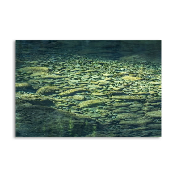 Gango Home Decor Contemporary Sol Duc River Rocks I by Kathy Mahan (Printed on Paper); One 24x16in Fine Art Paper Giclee Print