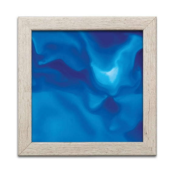 Gango Home Decor Contemporary Surface by Moira Hershey (Ready to Hang); One 12x12in Distressed Framed Print