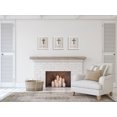 thumbnail image 1 of Gango Home Decor Contemporary Words for Worship Faith, Hope & Love on Wood; Three 11x14in Art Prints in White Frames, 1 of 7