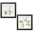 thumbnail image 1 of Gango Home Decor Country-Rustic Farm Family VI & VII; Two 12x12in Art Prints in Black Frames, 1 of 5