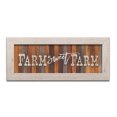 thumbnail image 1 of Gango Home Decor Country-Rustic Farm Sweet Farm by Marla Rae (Ready to Hang); One 18x6in Distressed Framed Print, 1 of 3