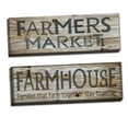 thumbnail image 1 of Gango Home Decor Country-Rustic Farmer's Market & Farmhouse by Cindy Jacobs (Ready to Hang); Two 20x8in Hand-Stretched Canvases, 1 of 5