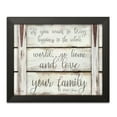 thumbnail image 1 of Gango Home Decor Country-Rustic Love Your Family by Cindy Jacobs (Ready to Hang); One 16x12in Black Framed Print, 1 of 3