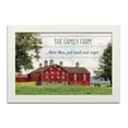 thumbnail image 1 of Gango Home Decor Country-Rustic The Family Farm by Lori Deiter (Ready to Hang); One 18x12in White Framed Print, 1 of 3