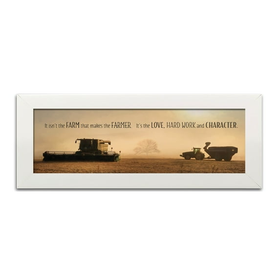 Gango Home Decor Country-Rustic The Farmer; One 18x6in Fine Art Paper Giclee Print