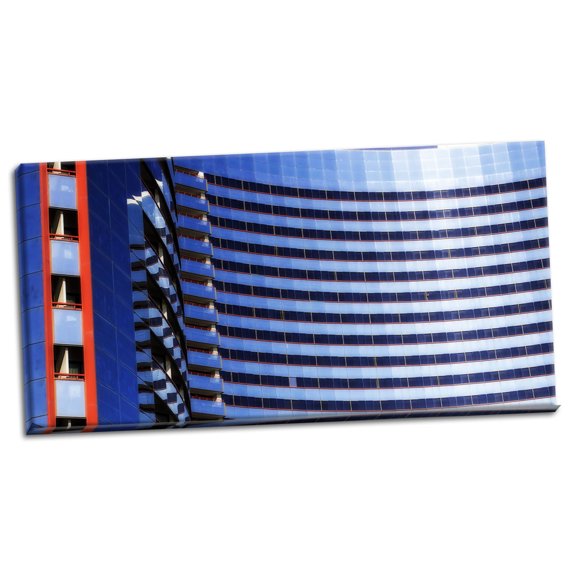 Gango Home Decor Curves & Reflections II by Alan Hausenflock (Ready to Hang); One 36x18in Hand-Stretched Canvas