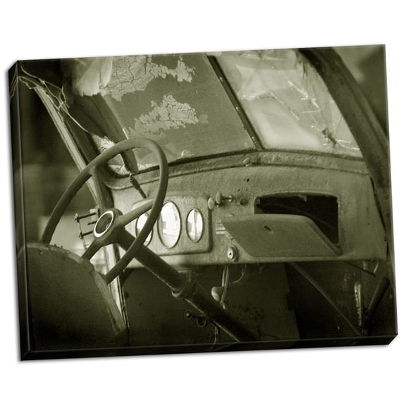 Gango Home Decor Dash Board II by Scott Larson (Ready to Hang); One 28x22in Hand-Stretched Canvas