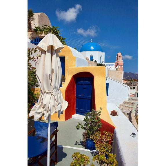 Gango Home Decor Dome Church by Larry Malvin (Printed on Paper); One 24x36in Fine Art Paper Giclee Print