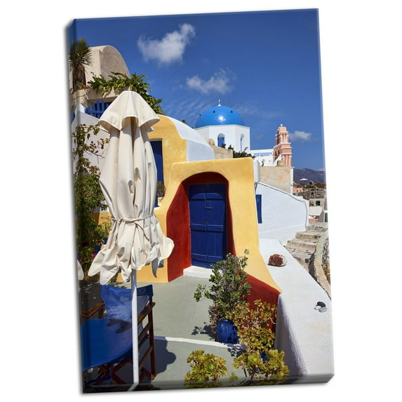 Gango Home Decor Dome Church by Larry Malvin (Ready to Hang); One 24x36in Hand-Stretched Canvas