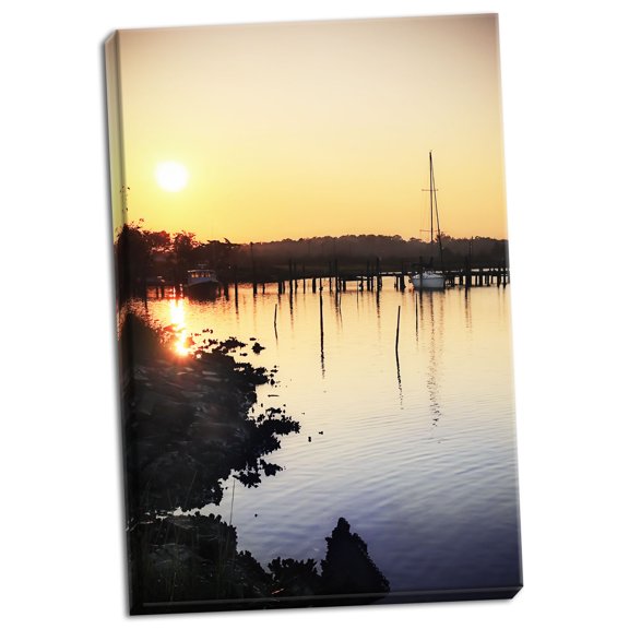 Gango Home Decor Gable Creek Sunrise I by Alan Hausenflock (Ready to Hang); One 24x36in Hand-Stretched Canvas