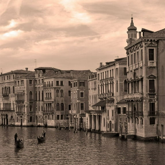 Gango Home Decor Gondolas & Palazzos III by Rita Crane (Printed on Paper); One 24x24in Fine Art Paper Giclee Print