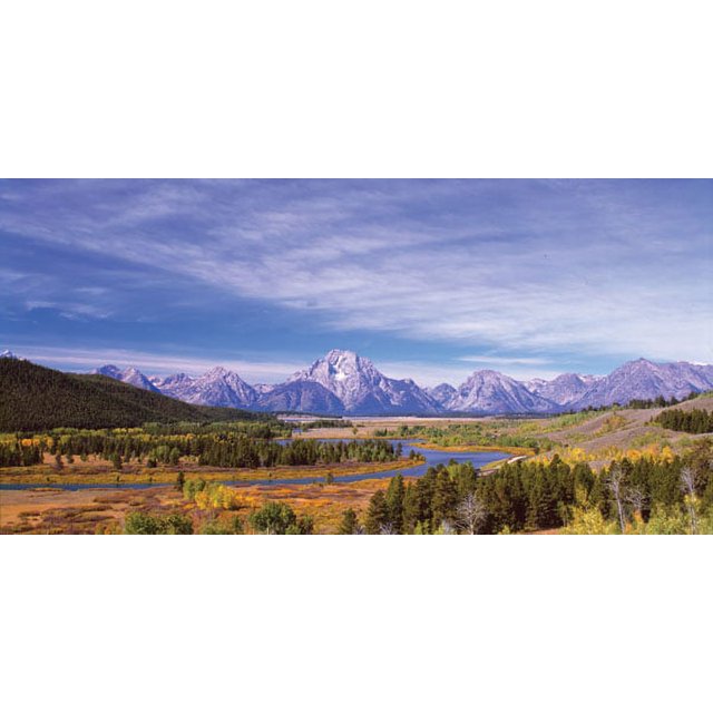 Gango Home Decor Grand Teton National Park I by Ike Leahy (Printed on Paper); One 36x18in Fine Art Paper Giclee Print