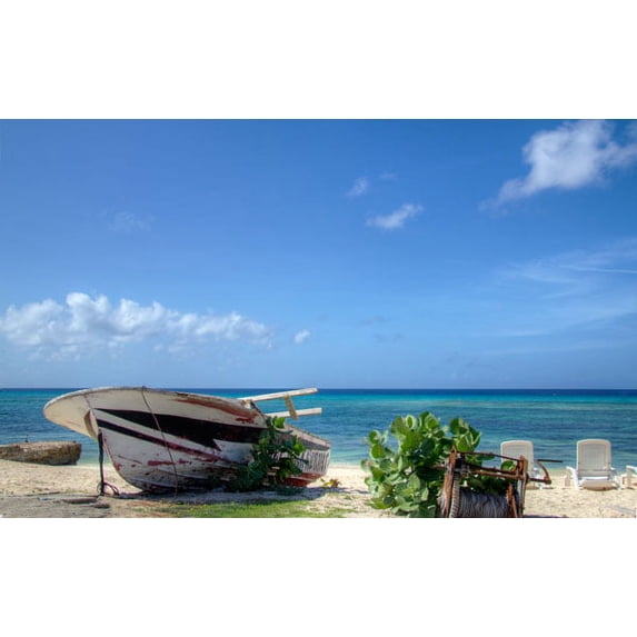 Gango Home Decor Grand Turk II by George Johnson (Printed on Paper); One 36x24in Fine Art Paper Giclee Print